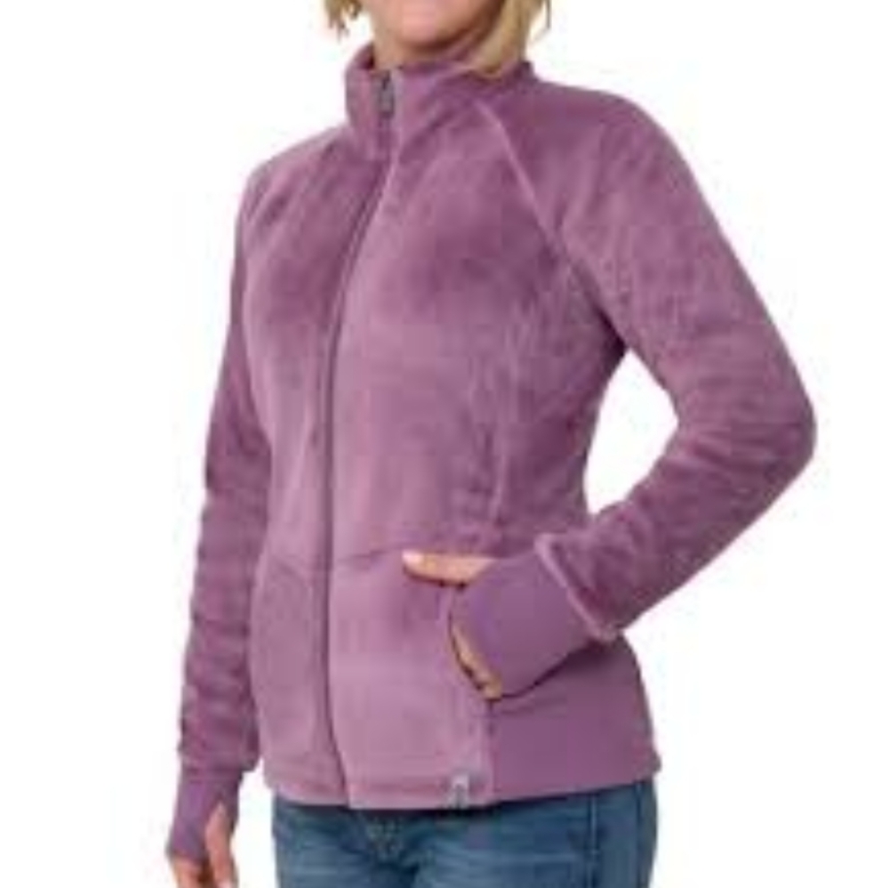 Free Country Women's Plush Butter Pile Jacket Plum Color Size XXL